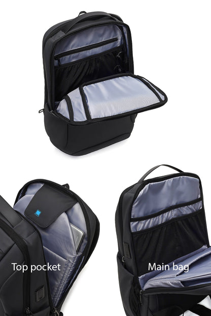 D-pack Unisex Gri Teknolojik Kumaş Hardcase Sırt Çantası