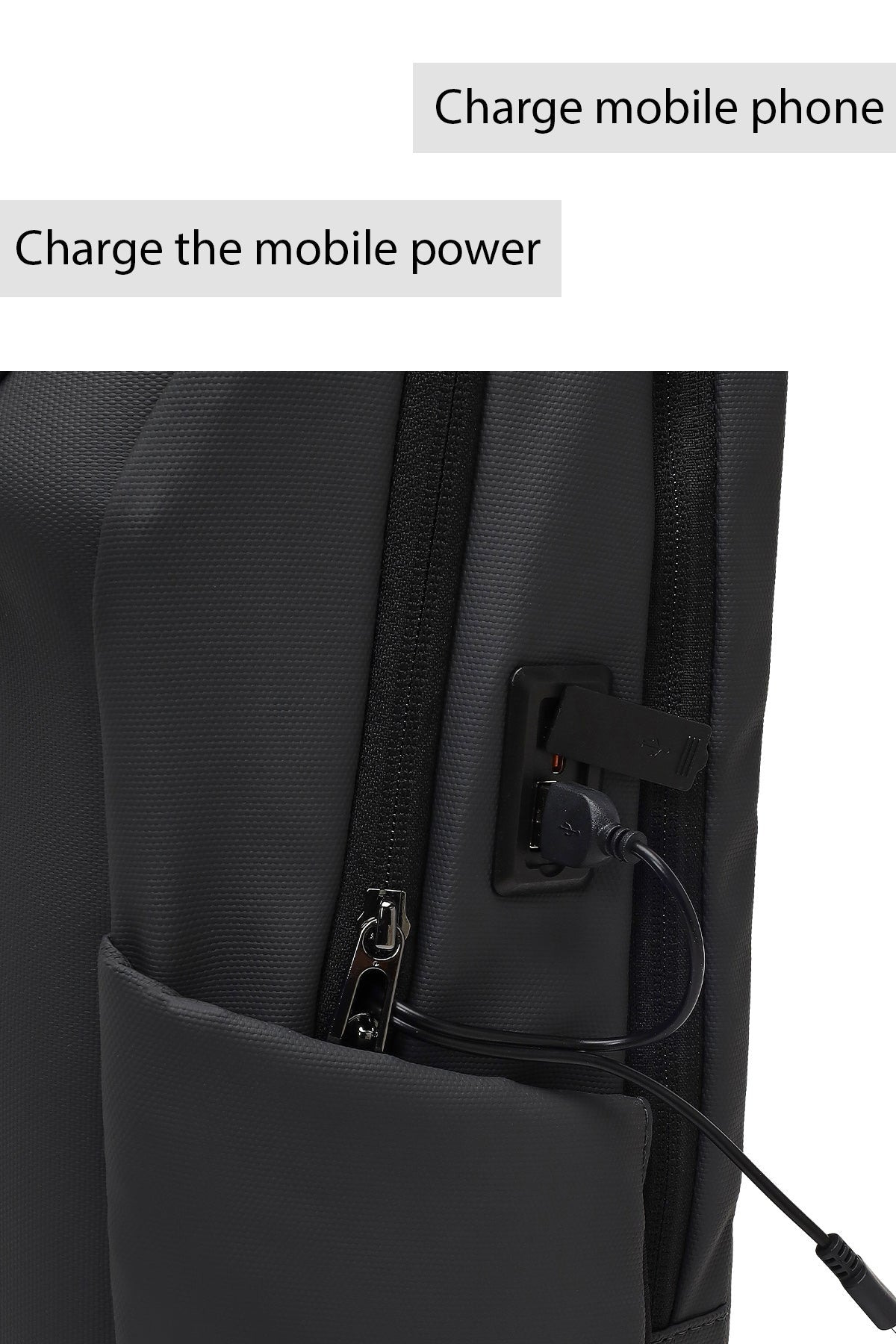 D-pack Unisex Gri Teknolojik Kumaş Hardcase Sırt Çantası