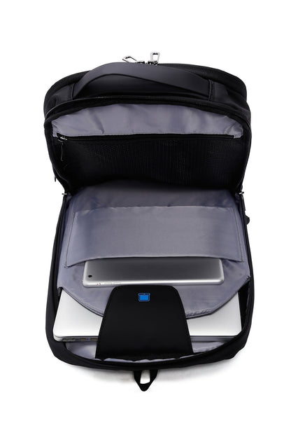 D-pack Erkek Siyah Teknolojik Kumaş Hardcase Sırt Çantası