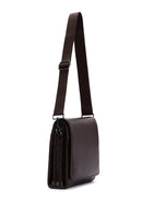 Erkek Kahverengi Deri Postacı Çantası