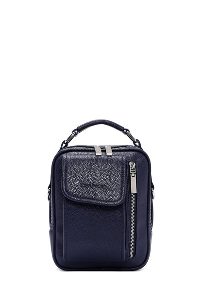 Erkek Lacivert Çapraz Çanta