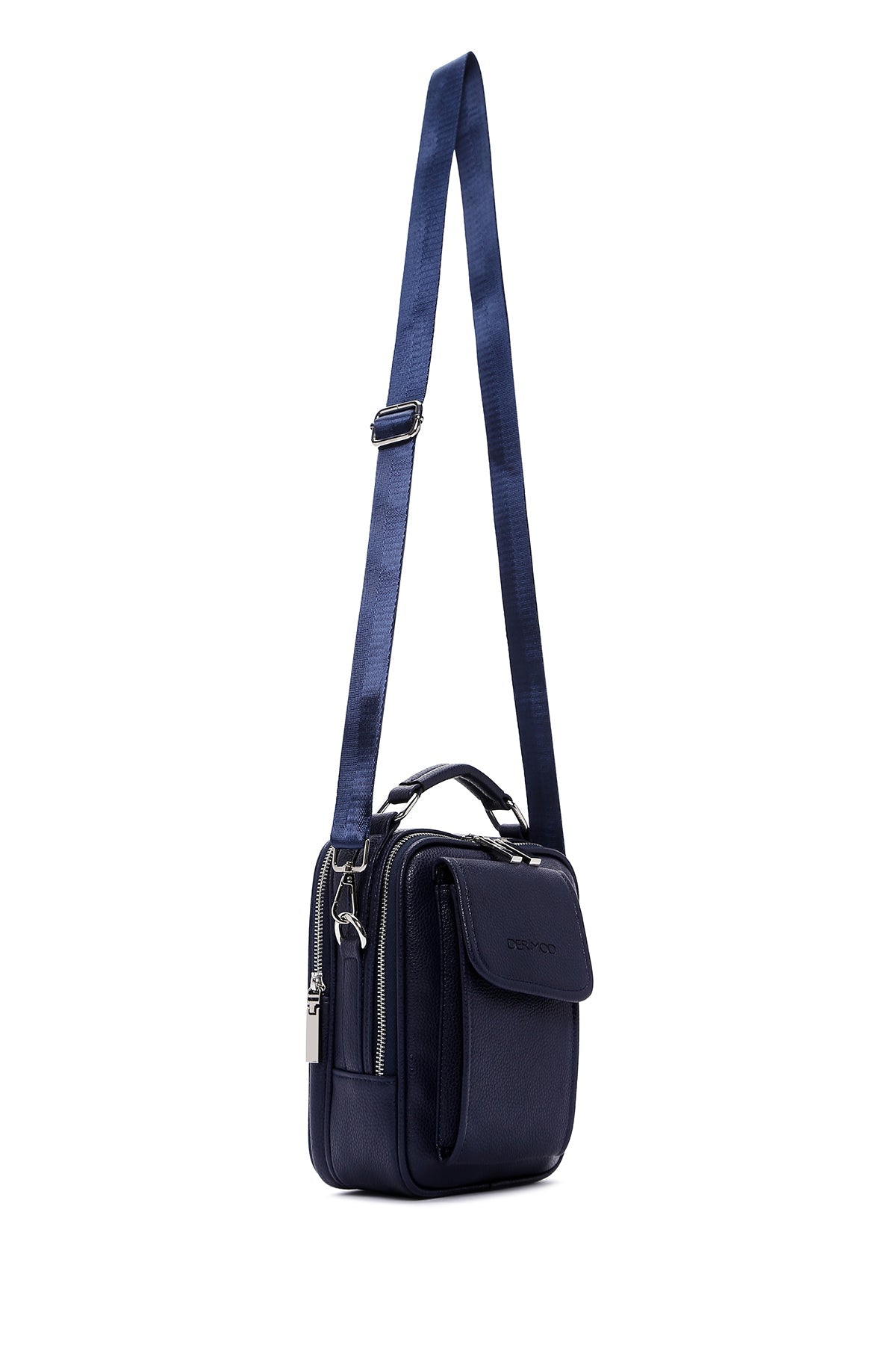 Erkek Lacivert Çapraz Çanta