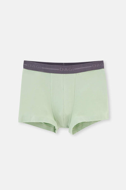 Mavi-pembe Pamuk 3'lü Boxer