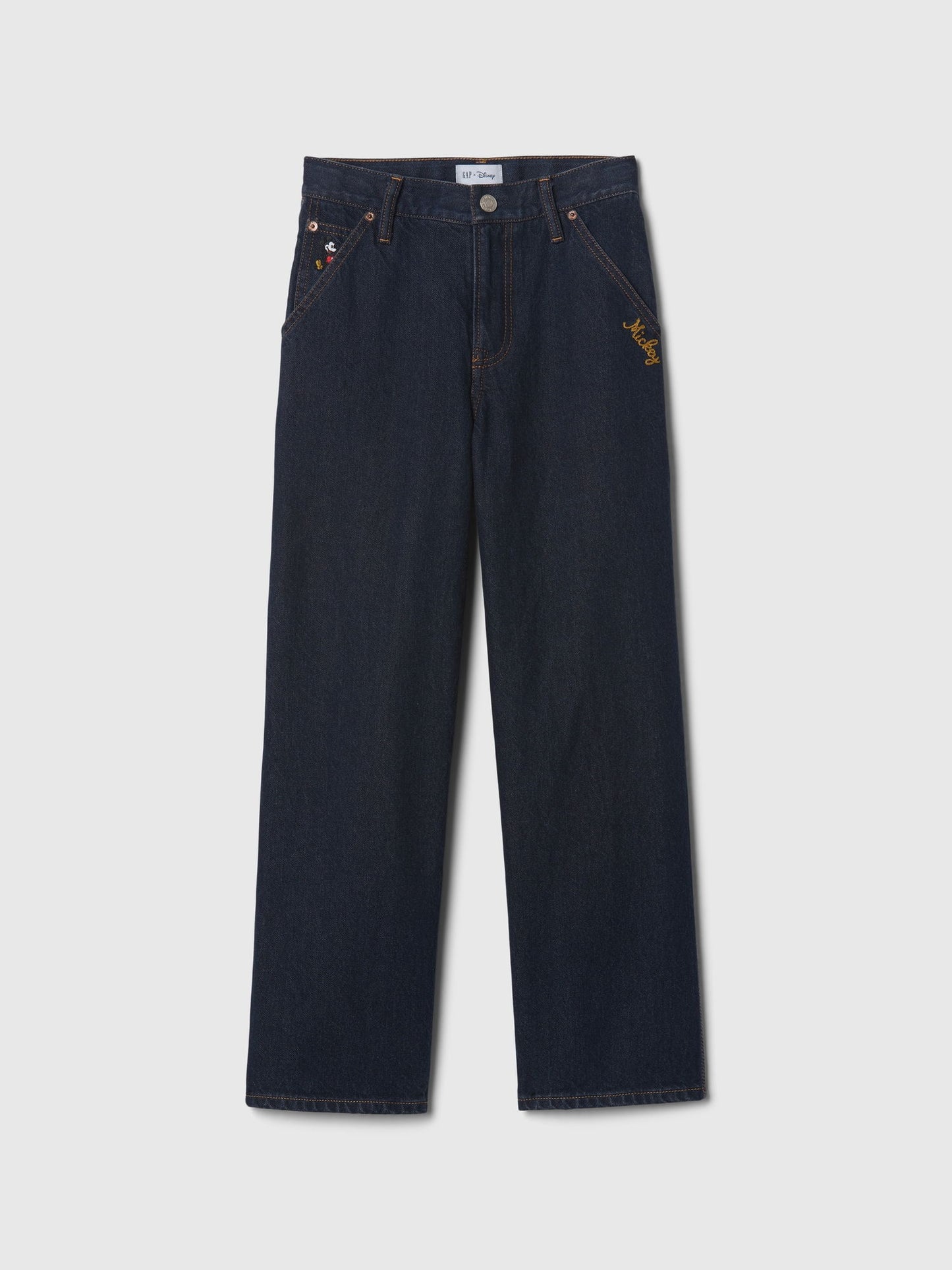 Lacivert Gap × Disney Baggy Jean Pantolon