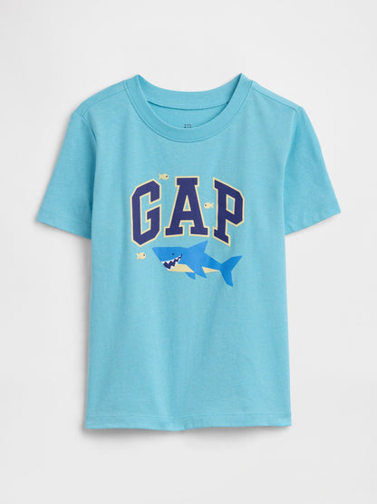Açık Mavi Logo T-shirt