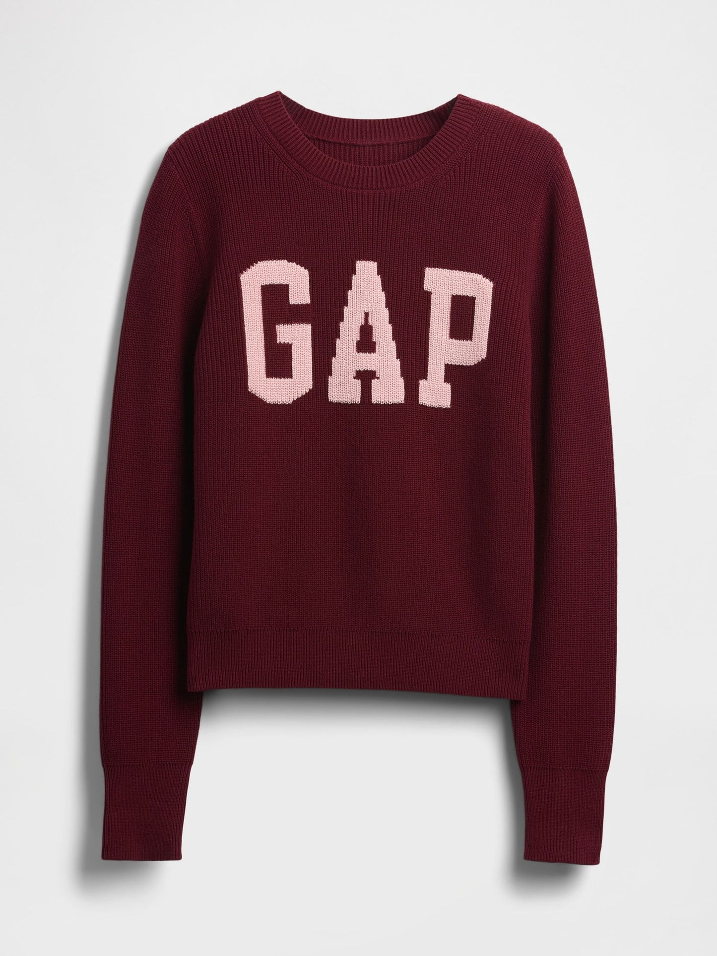 Bordo Gap Logo Intarsia Kazak