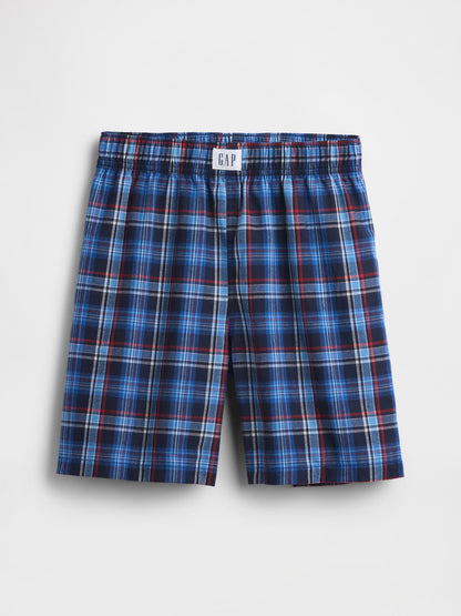 Lacivert Çocuk Geri Dönüştürülmüş Boxer Pijama Şortları