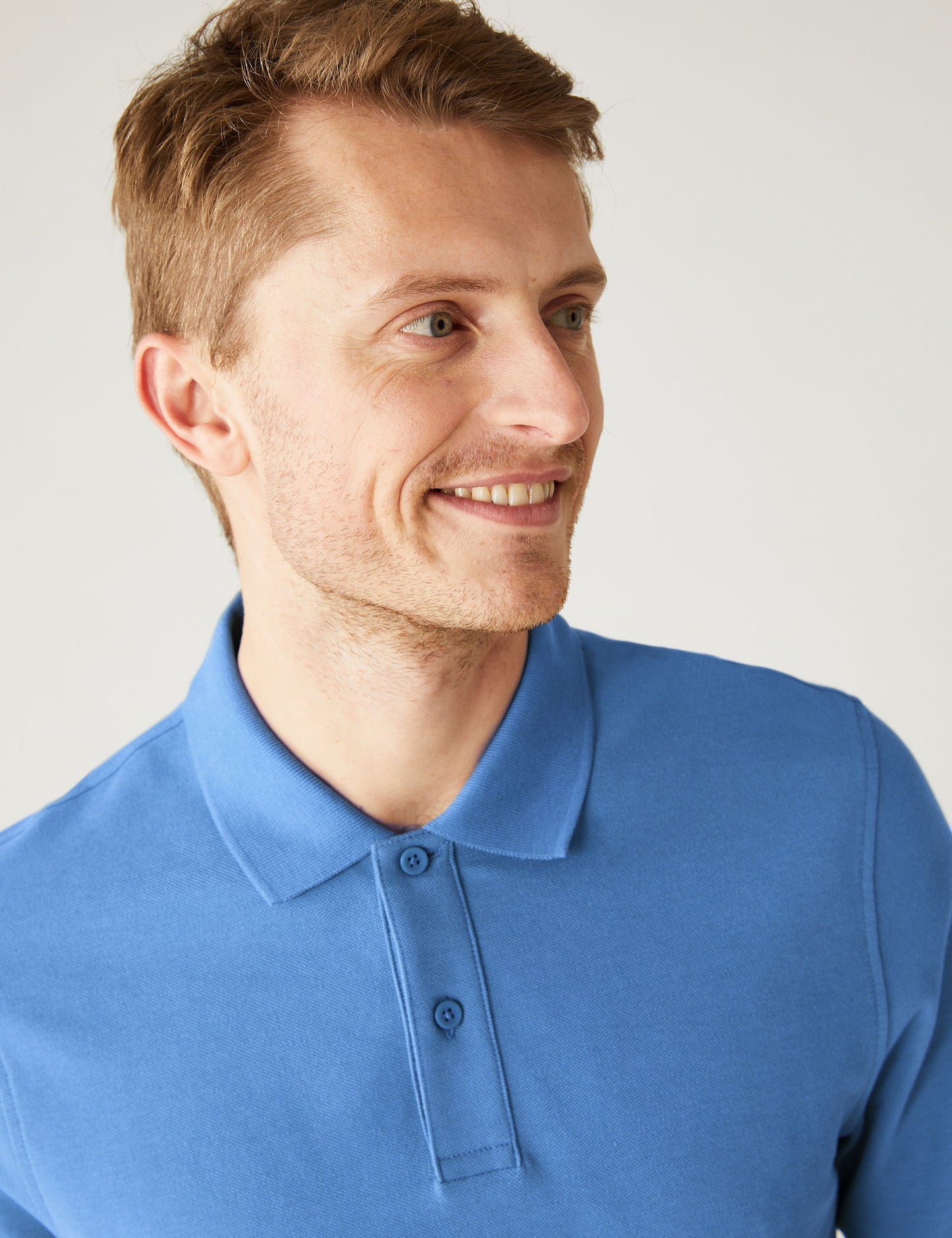 Saf Pamuklu Polo Yaka T-shirt