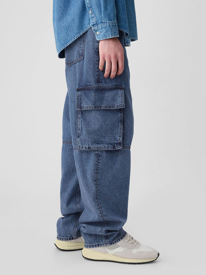 Mavi Kargo Baggy Jean Pantolon