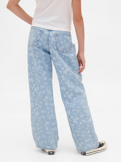 Mavi Low Rise Stride Wide-leg Jean Pantolon