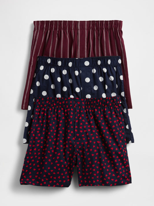 Bordo 3'lü Boxer Seti
