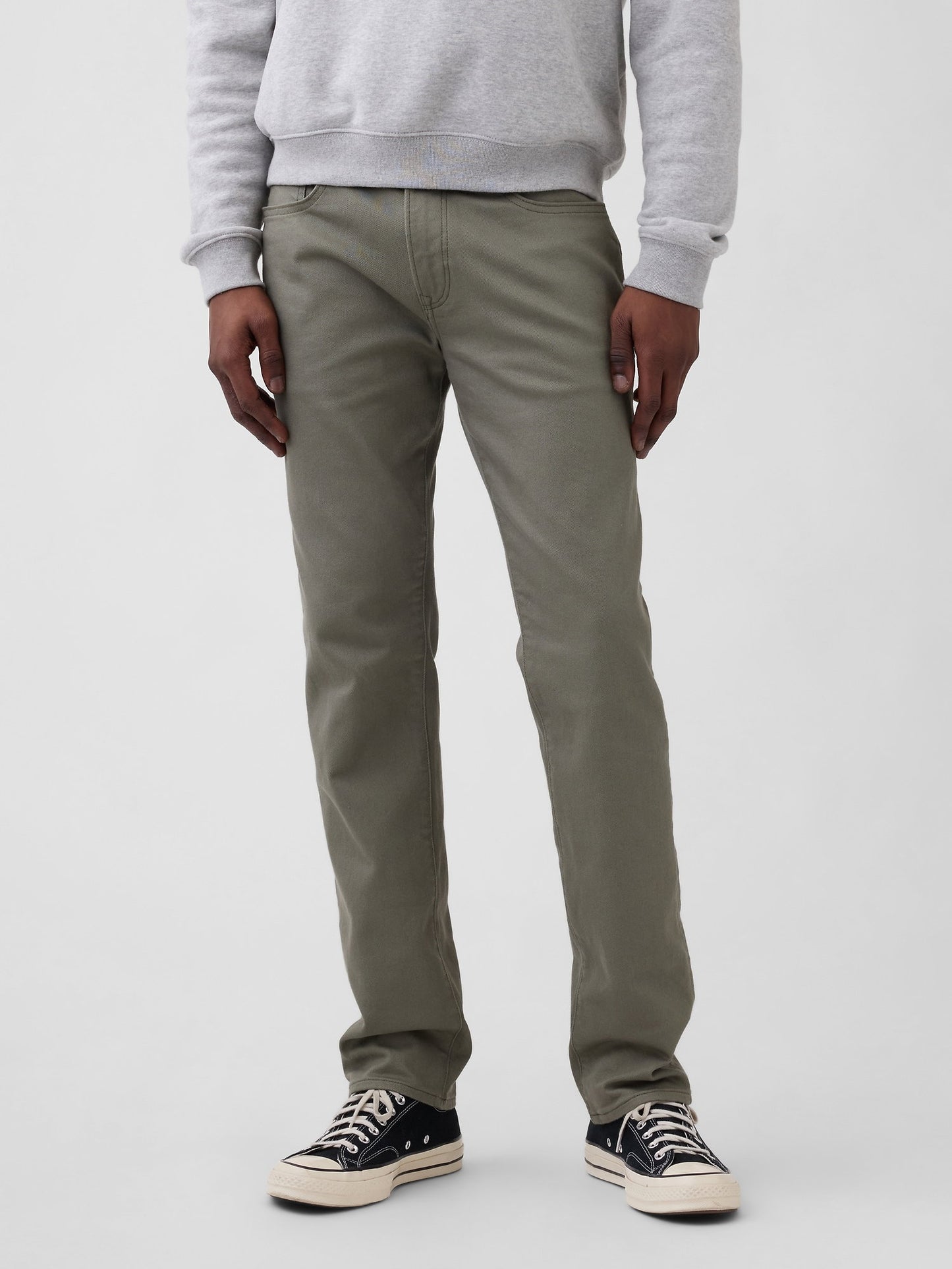 Haki Slim Soft Wear Jean Pantolon