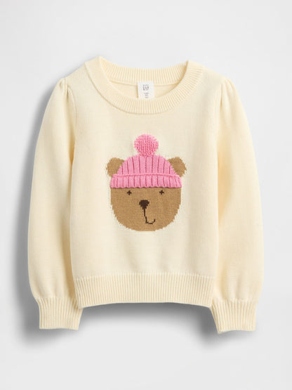 Bej Crewneck Kazak