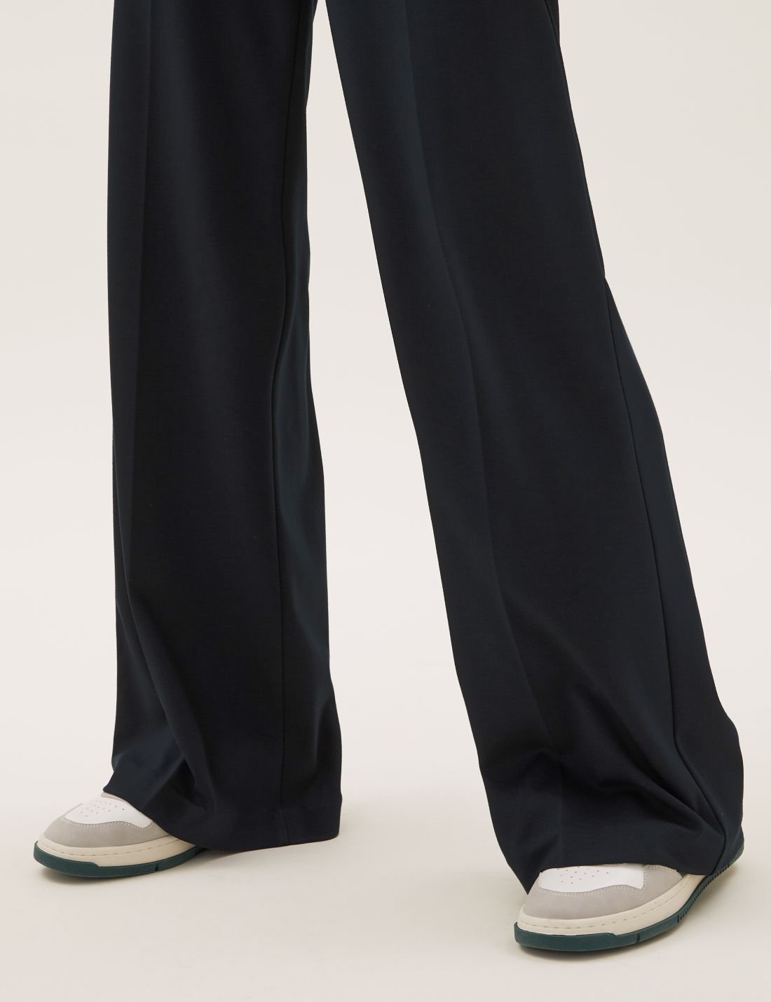 Wide Leg Örme Pantolon