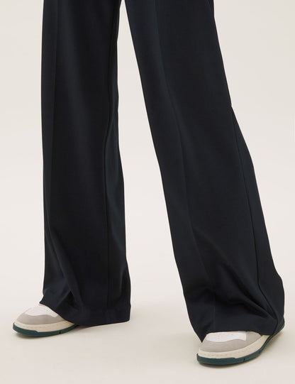 Wide Leg Örme Pantolon