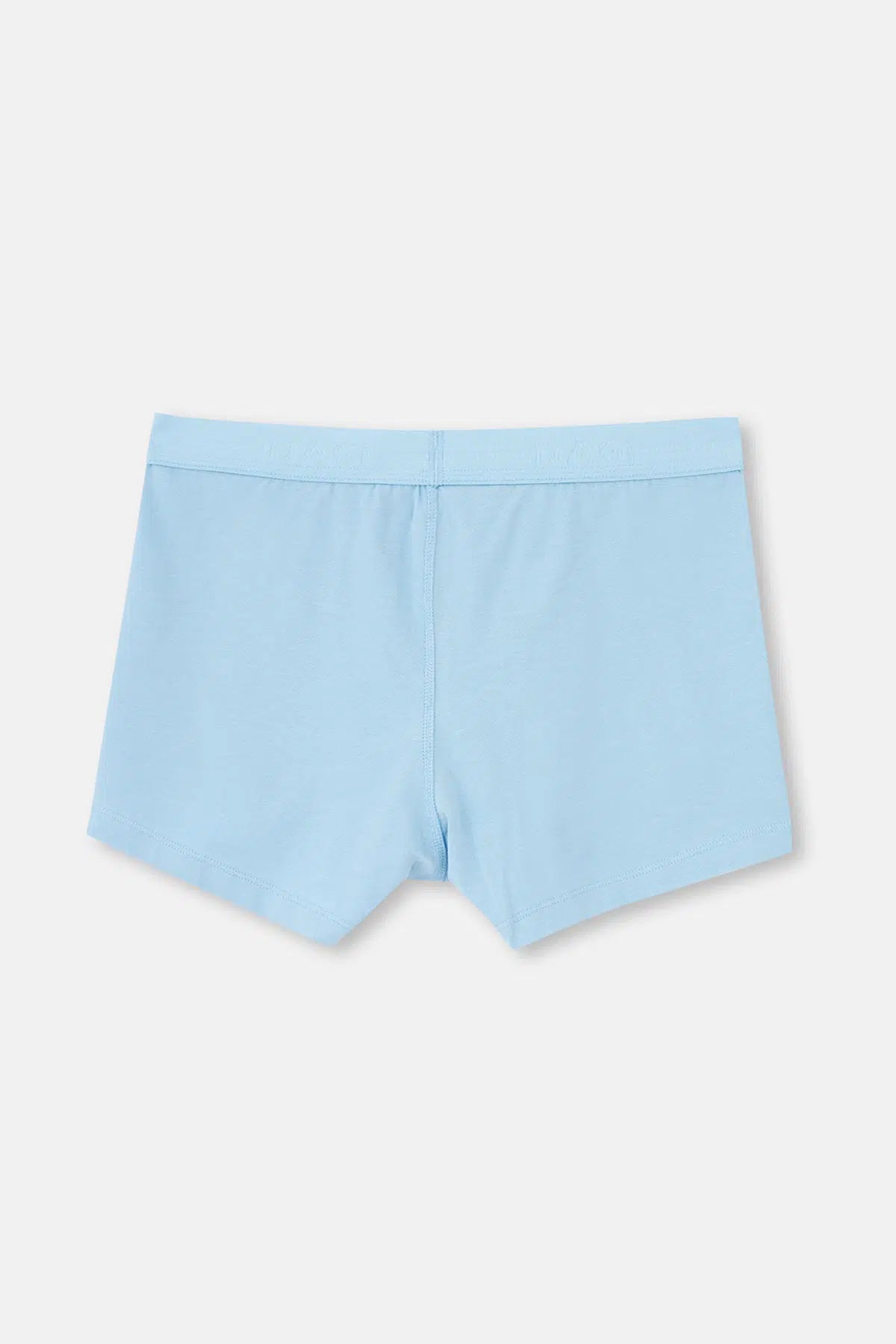 Açık Mavi 5210 Düz Pamuk Boxer
