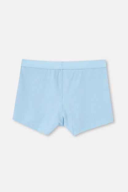 Açık Mavi 5210 Düz Pamuk Boxer