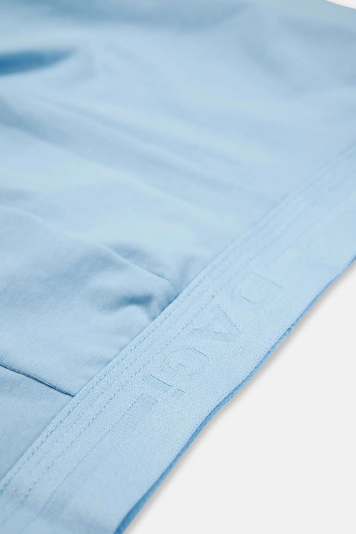 Açık Mavi 5210 Düz Pamuk Boxer