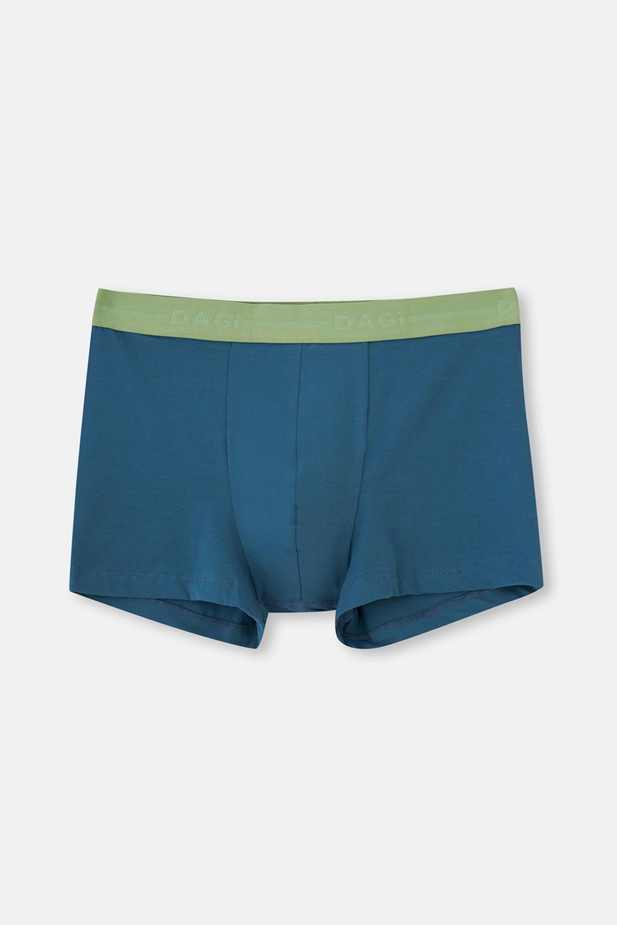 Mavi-yeşil 2'li Desenli Pamuk Boxer