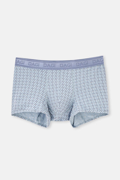 Açık Gri-gri 3'lü Desenli Micro Modal Boxer