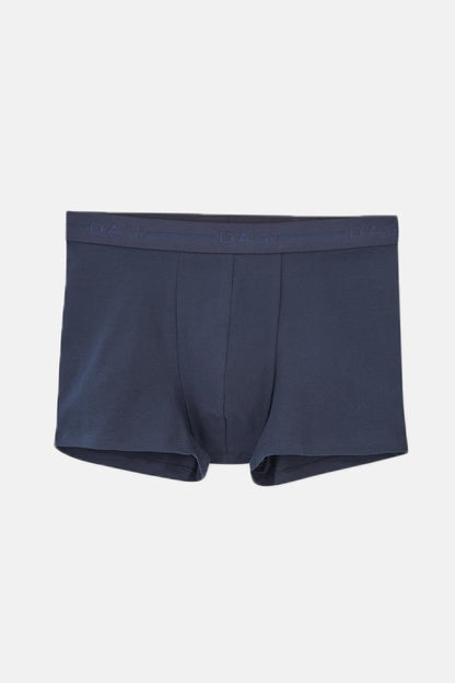 Lacivert 3'lü Düz Pamuk Boxer