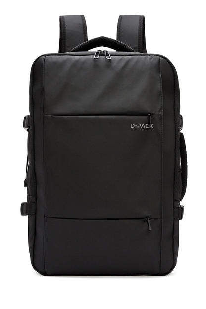 D-pack Erkek Siyah Teknolojik Kumaş Sırt Çantası