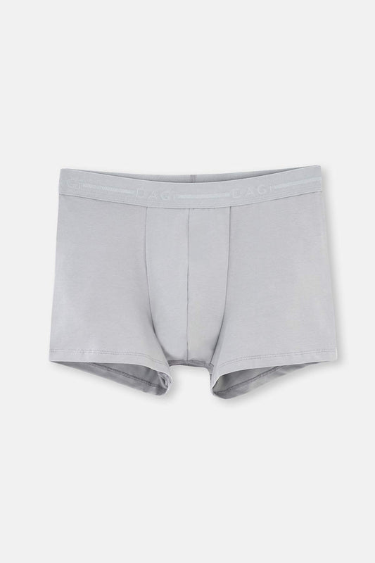 Gri Pamuk Düz Boxer