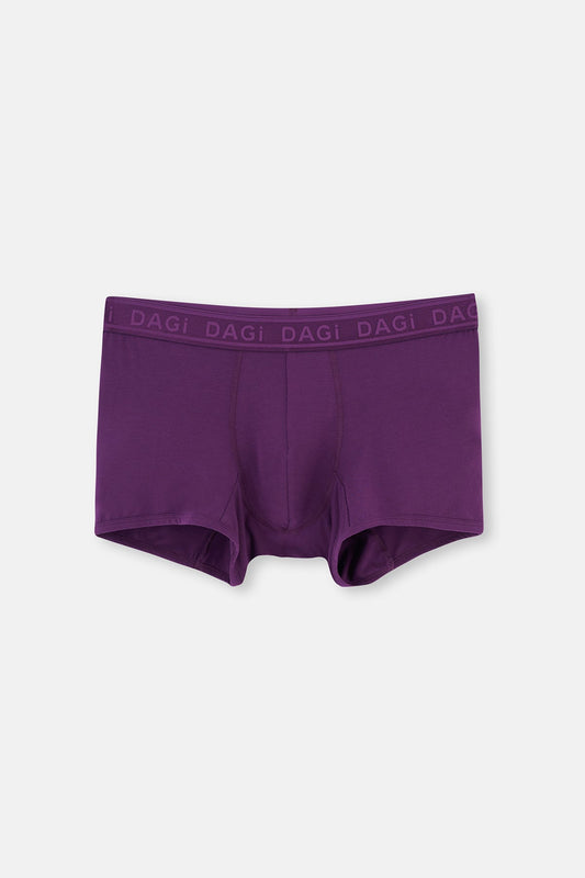 Mor Micro Modal Düz Boxer