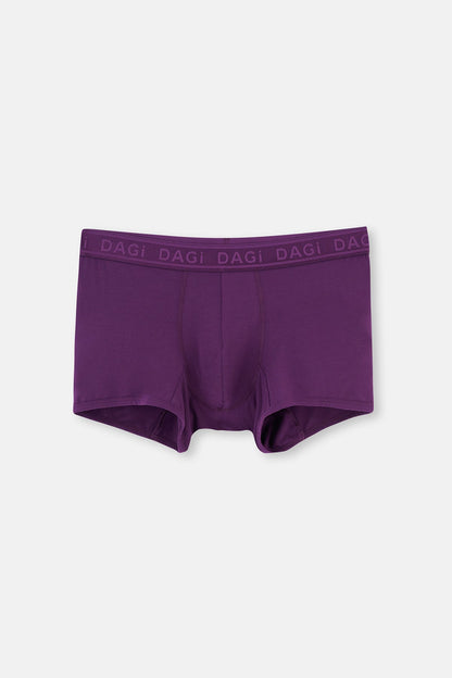 Mor Micro Modal Düz Boxer