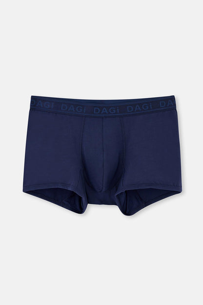 Lacivert Micro Modal Desenli 3'lü Boxer