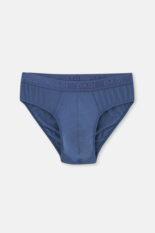 Indigo Düz Micro Modal Slip