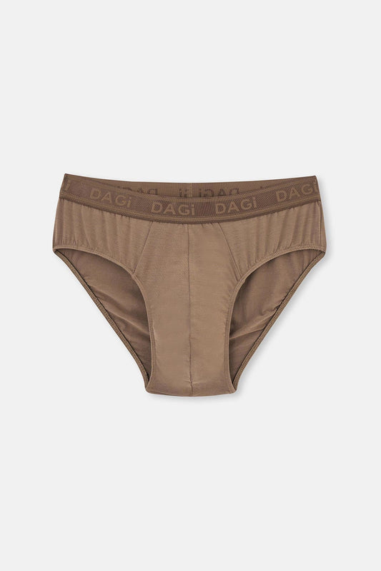 Açık Kahve Düz Micro Modal Slip