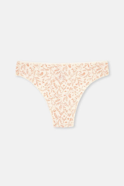 Multicolor Kadın 3'lü Desenli Brazilian Külot