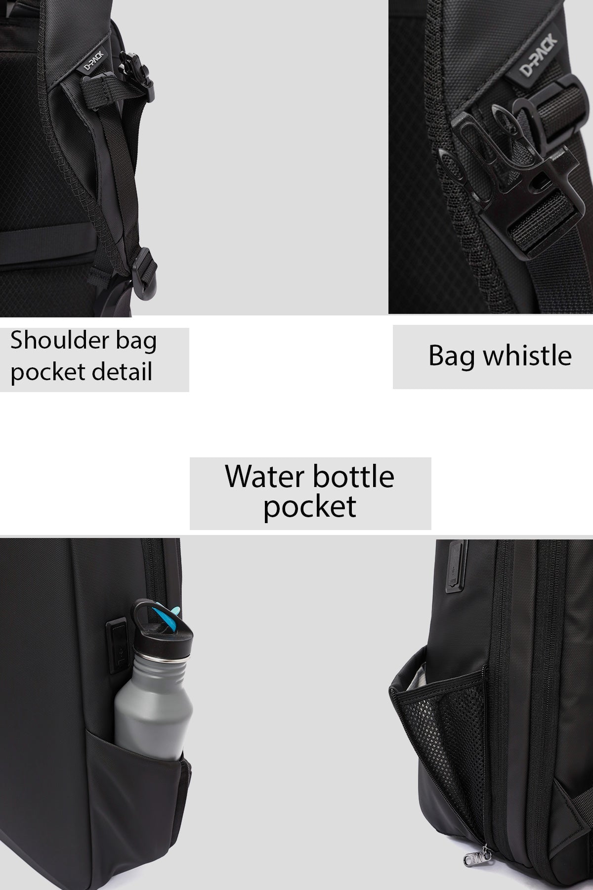 D-pack Erkek Siyah Sırt Çantası