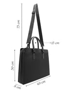 D-pack Erkek Siyah Uzun Askılı Evrak Çantası