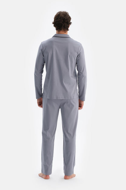 Gri Merserize Pantolon
