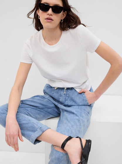 Mavi Mid Rise Easy Pull-on Jean Pantolon