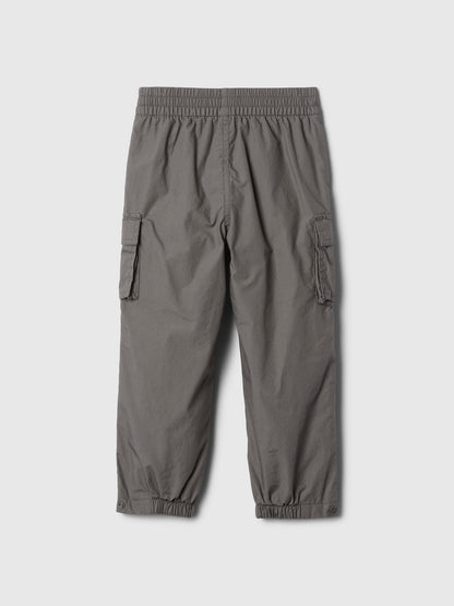Gri Astarlı Paraşüt Kargo Jogger Pantolon