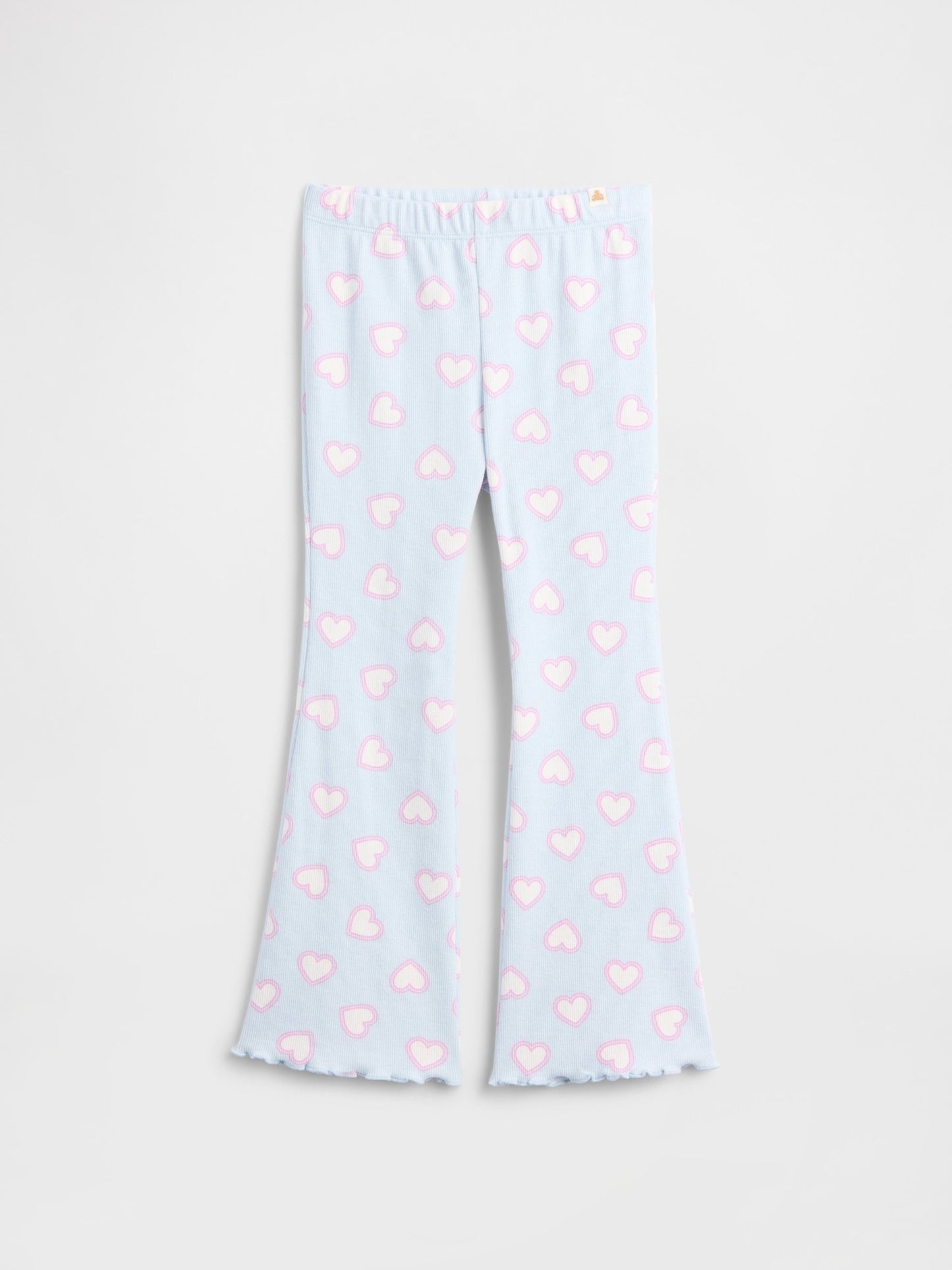 Açık Mavi Babygap Pull-on Ribbed Flare Taytları