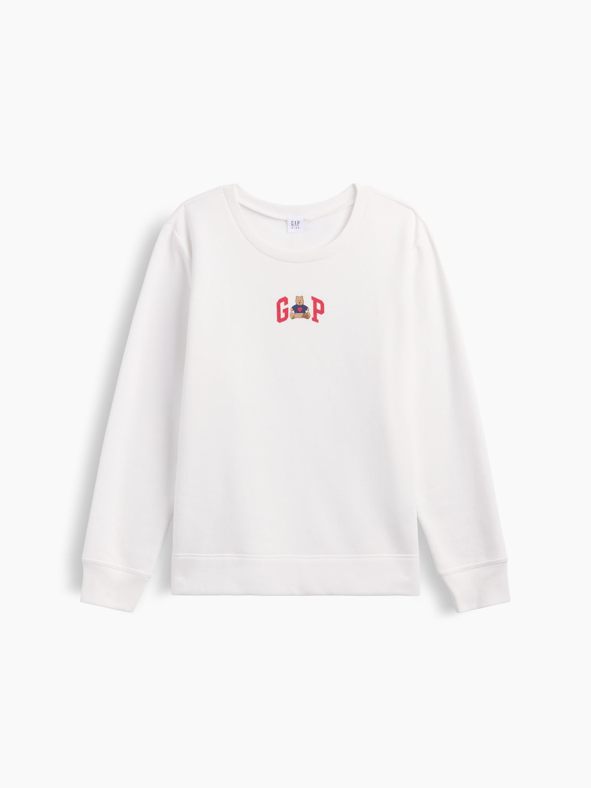 Beyaz Relaxed Gap Logo Sweatshirt