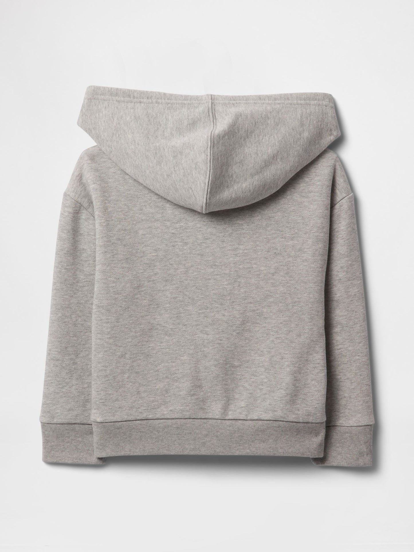Gri Gap Logo Fermuarlı Kapüşonlu Sweatshirt