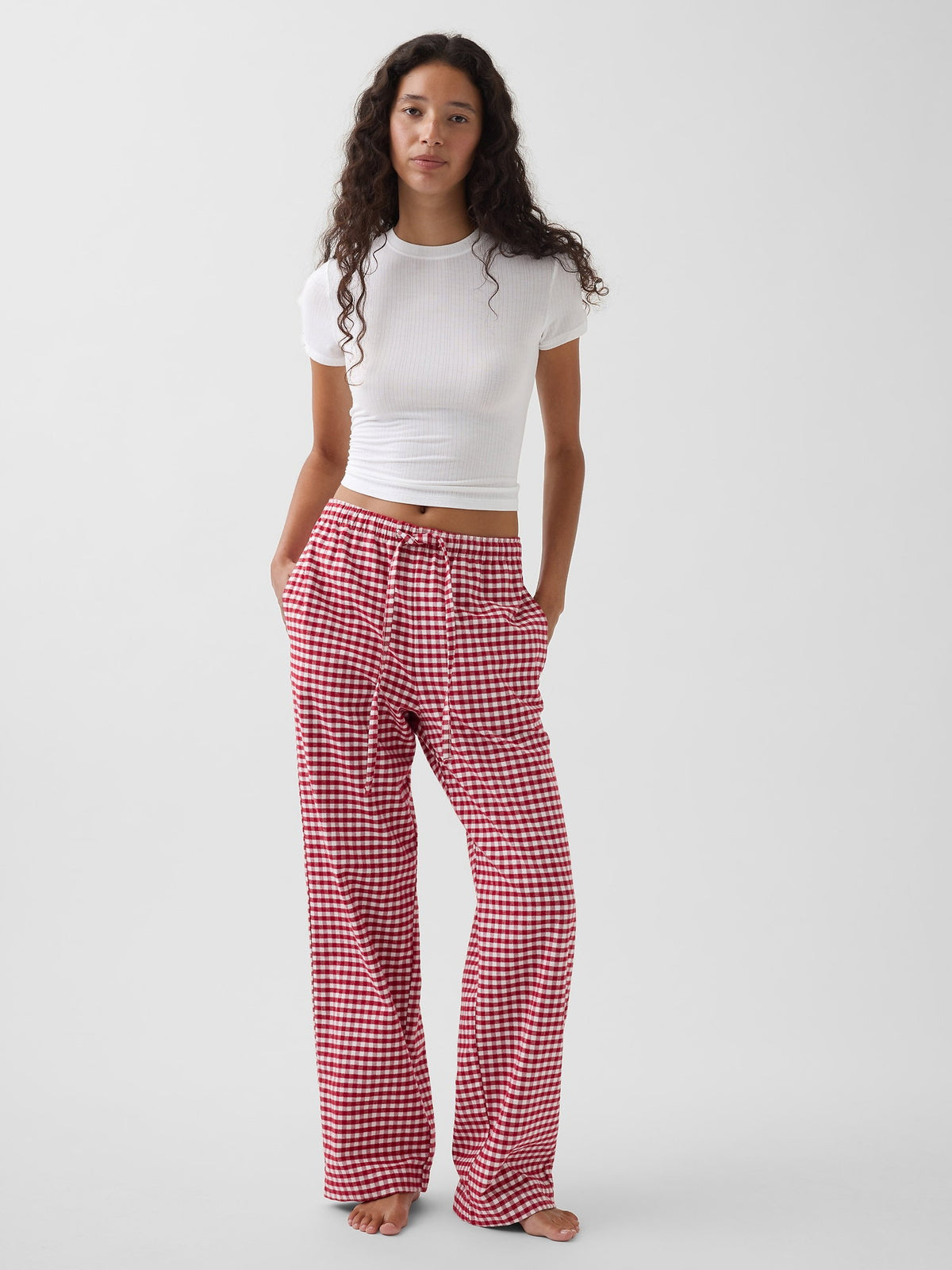 Kırmızı Softest Flannel Pijama Altı
