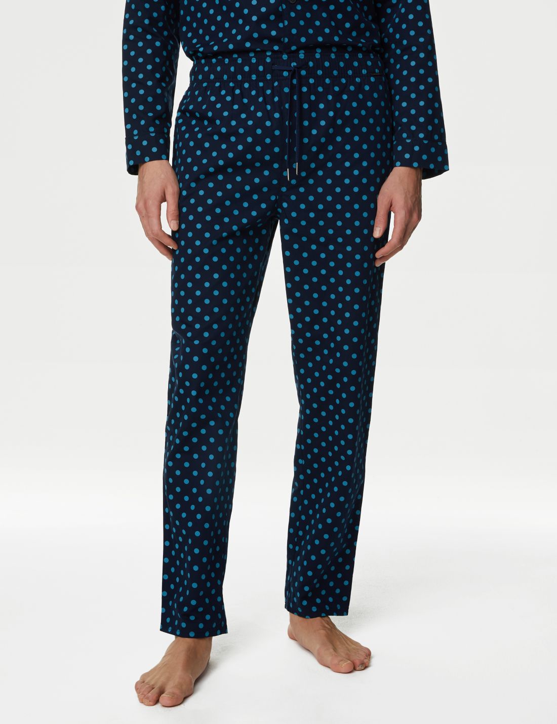 Regular Fit Desenli Pijama Altı