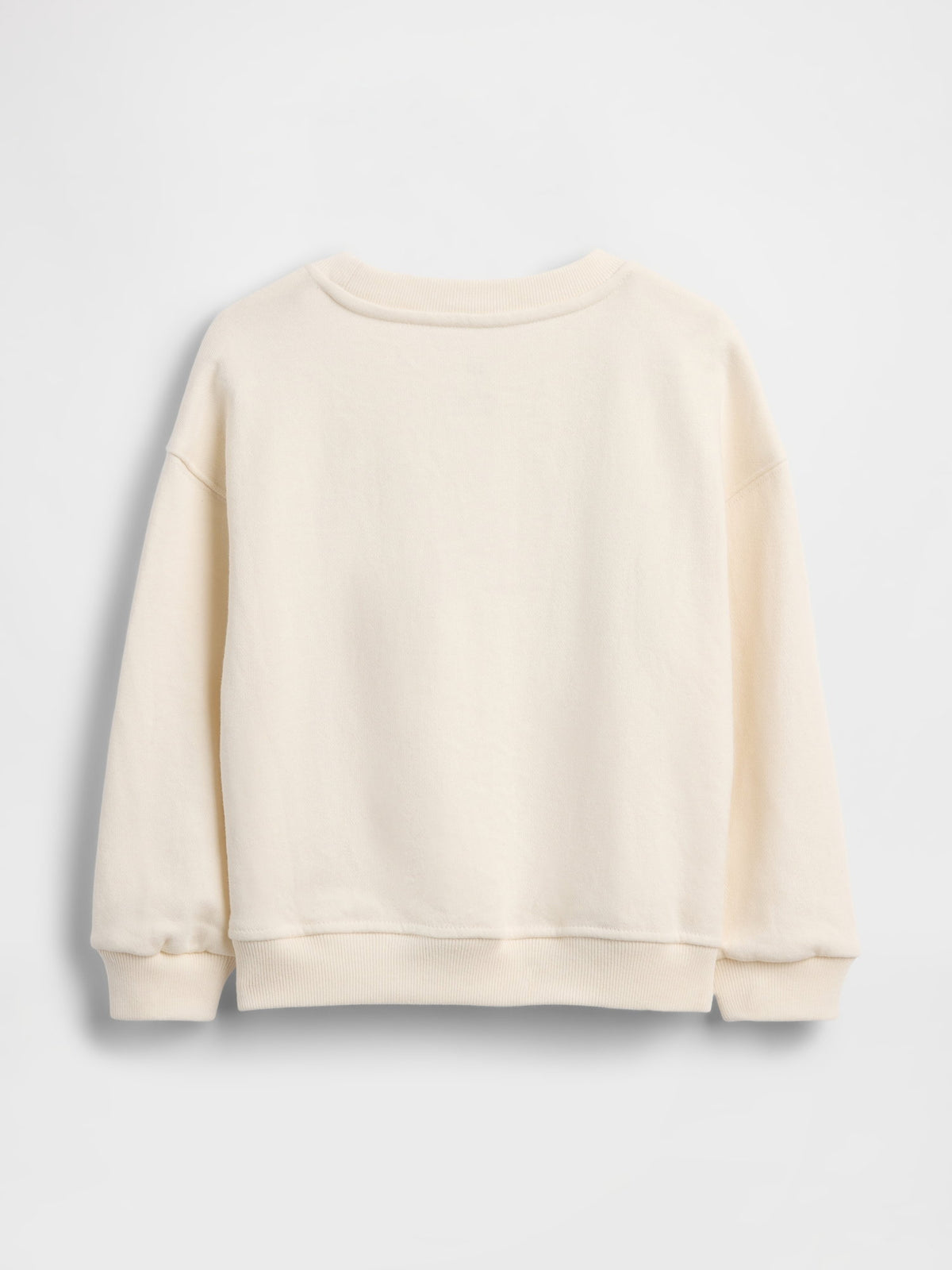 Krem Vintagesoft Havlu Işlemeli Logo Sweatshirt