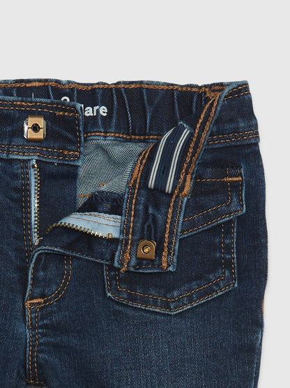 Lacivert '70s Flare Jean Pantolon
