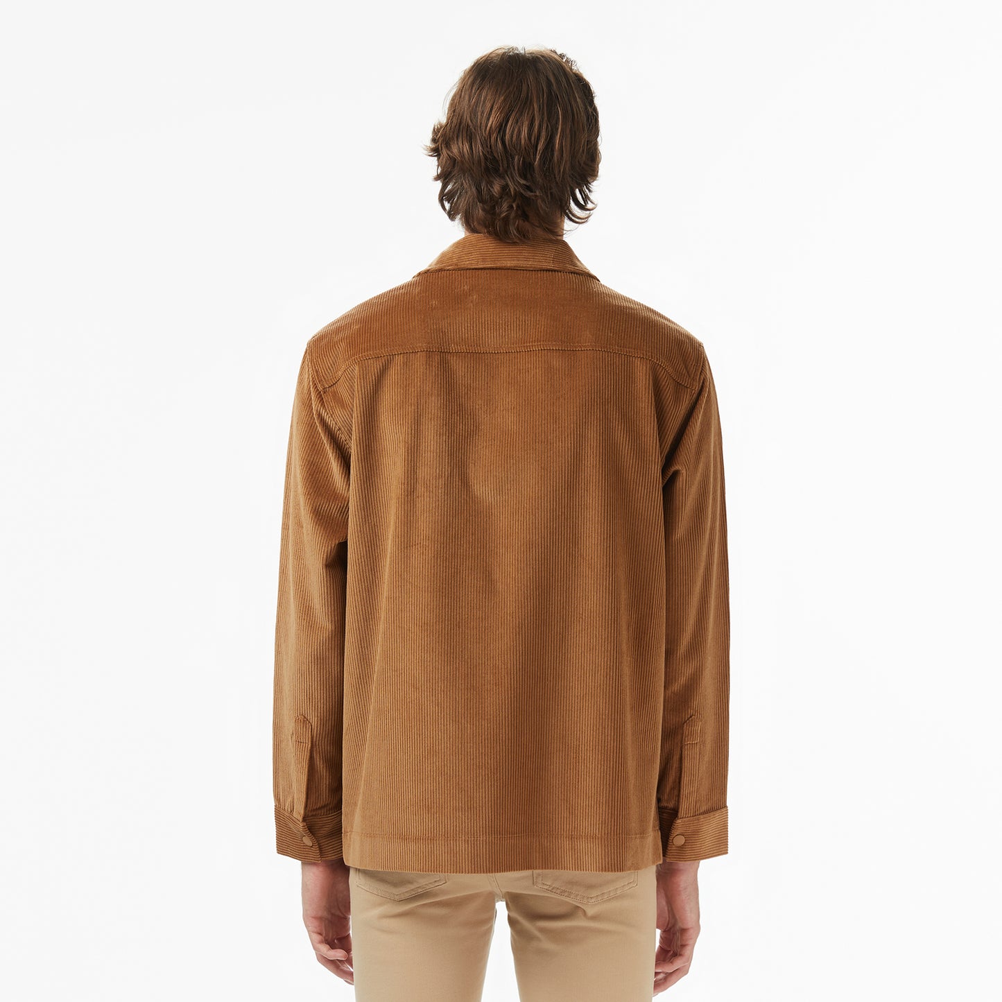 Lacoste Erkek Relaxed Fit Fermuarlı Kahverengi Dış Gömlek