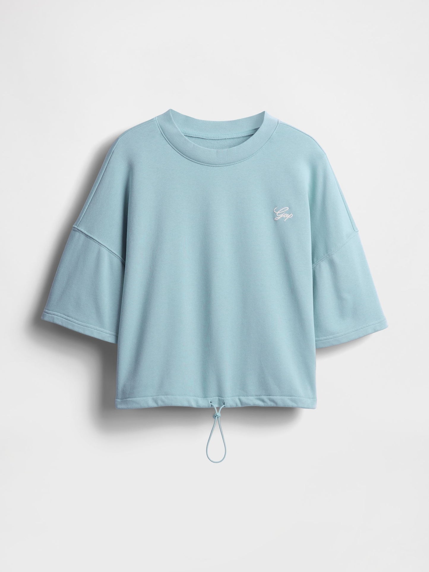 Açık Mavi Vintagesoft Gap Logo Bungee Sweatshirt