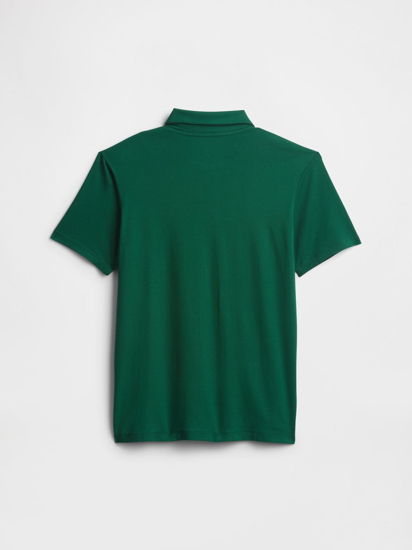 Koyu Yeşil Kısa Kollu Tech Polo T-shirt