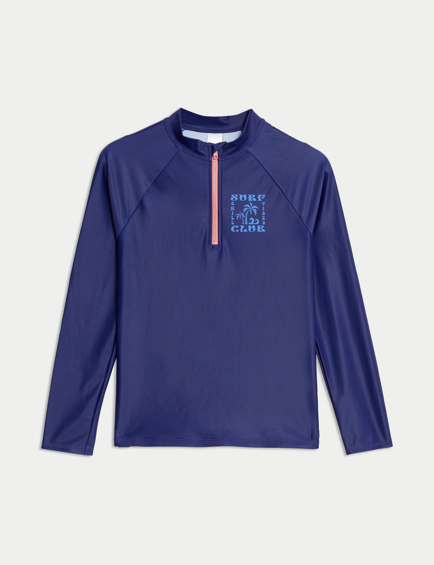 Fermuarlı Uzun Kollu T-shirt
