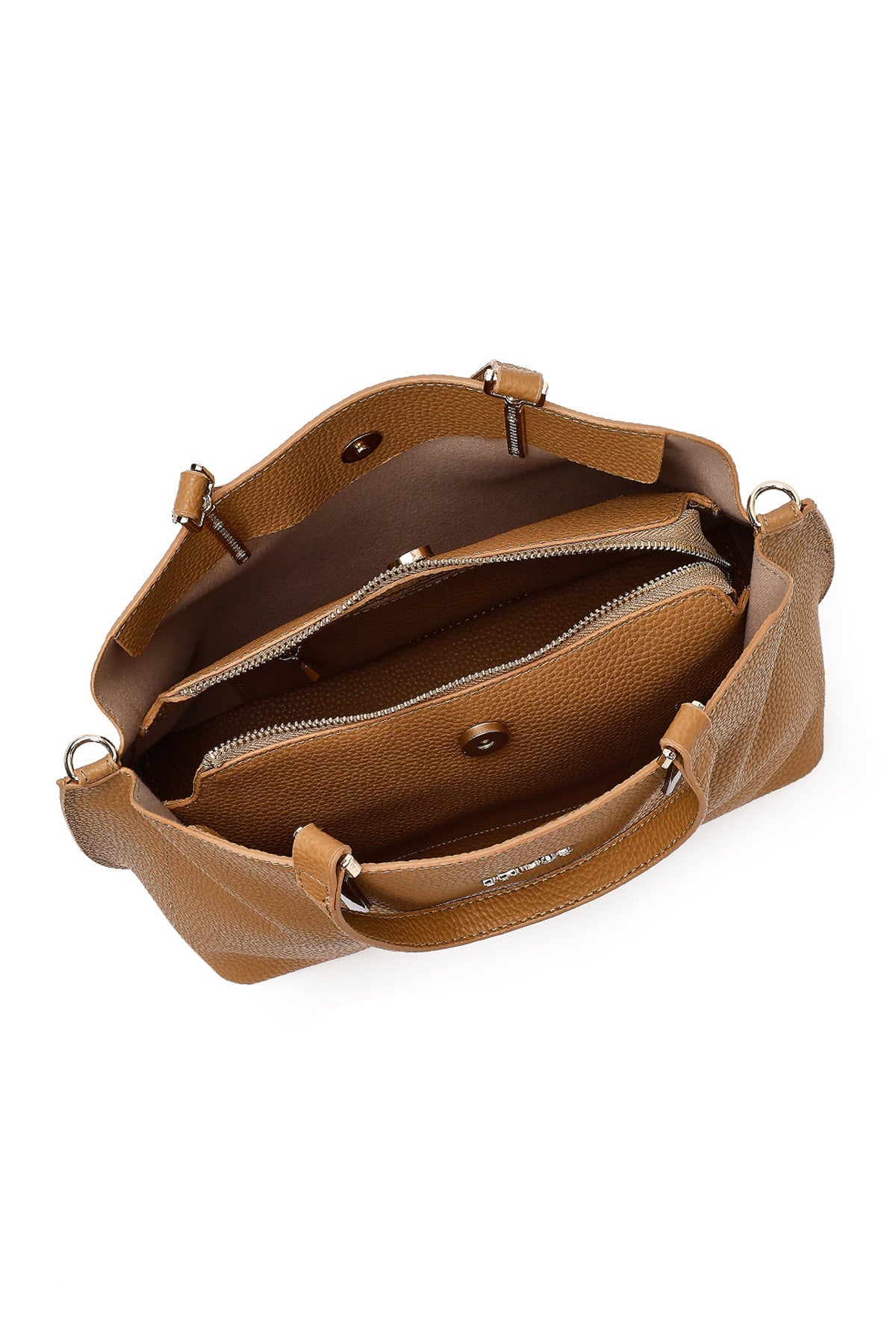 Kadın Kahverengi Uzun Askılı Klasik Omuz Çantası